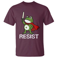 Resist Frog With Sword T Shirt No Kings Portland Protest - Wonder Print Shop