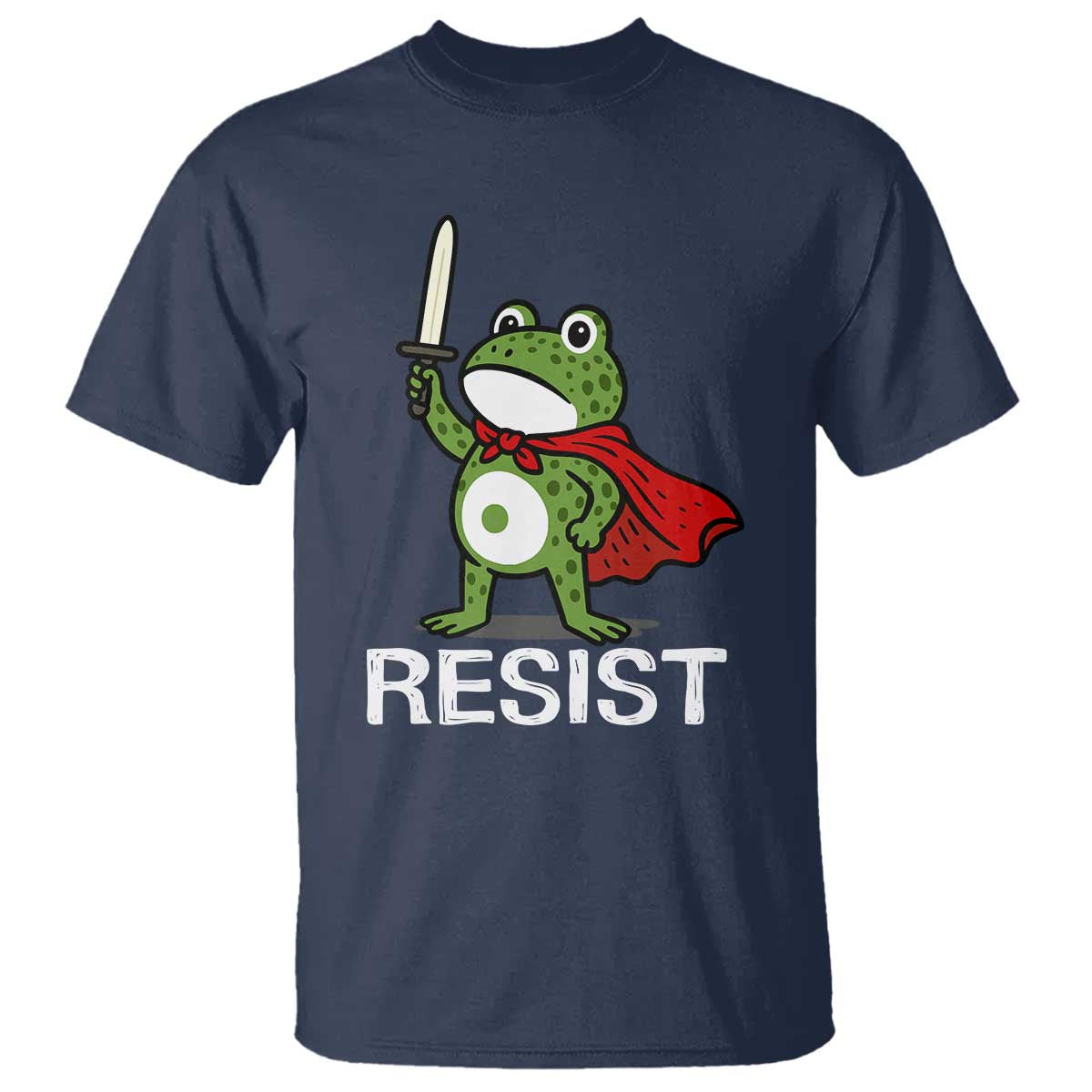 Resist Frog With Sword T Shirt No Kings Portland Protest - Wonder Print Shop