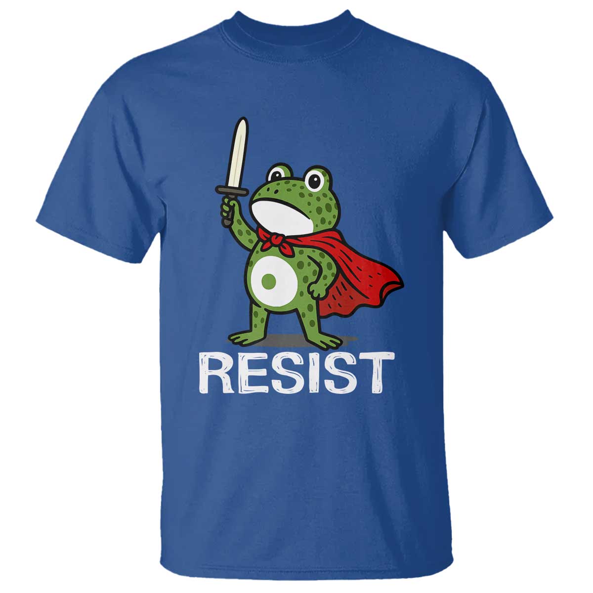 Resist Frog With Sword T Shirt No Kings Portland Protest - Wonder Print Shop