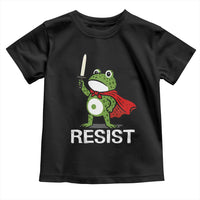 Resist Frog With Sword Toddler T Shirt No Kings Portland Protest - Wonder Print Shop