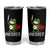 Resist Frog With Sword Tumbler Cup No Kings Portland Protest - Wonder Print Shop