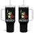 Resist Frog With Sword Tumbler With Handle No Kings Portland Protest - Wonder Print Shop