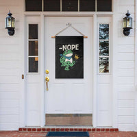 No Kings in America Portland Frog Garden Flag Funny Political Meme - Wonder Print Shop