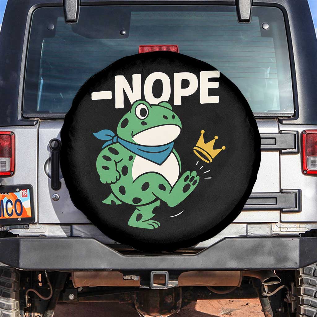 No Kings in America Portland Frog Spare Tire Cover Funny Political Meme - Wonder Print Shop