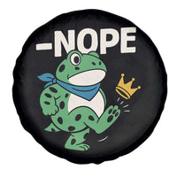 No Kings in America Portland Frog Spare Tire Cover Funny Political Meme - Wonder Print Shop