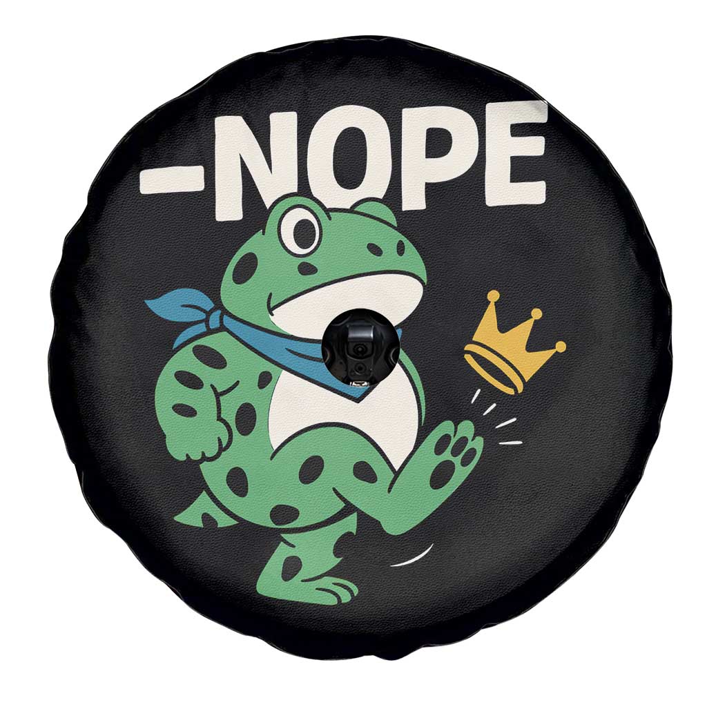 No Kings in America Portland Frog Spare Tire Cover Funny Political Meme - Wonder Print Shop