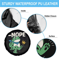 No Kings in America Portland Frog Spare Tire Cover Funny Political Meme - Wonder Print Shop