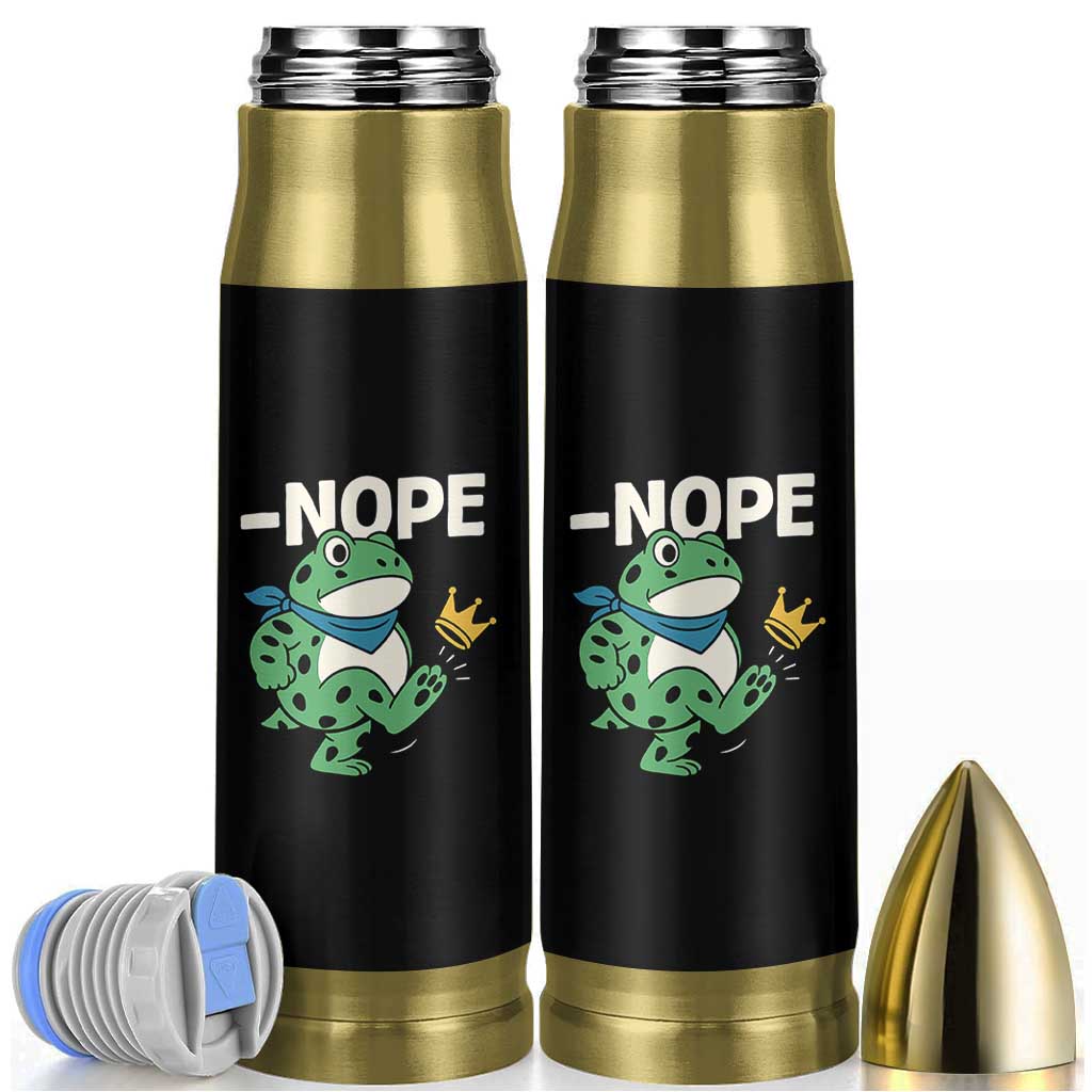 No Kings in America Portland Frog Bullet Tumbler Funny Political Meme - Wonder Print Shop