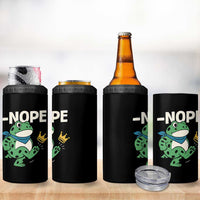 No Kings in America Portland Frog 4 in 1 Can Cooler Tumbler Funny Political Meme - Wonder Print Shop