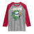 No Kings in America Portland Frog Raglan Shirt Funny Political Meme - Wonder Print Shop