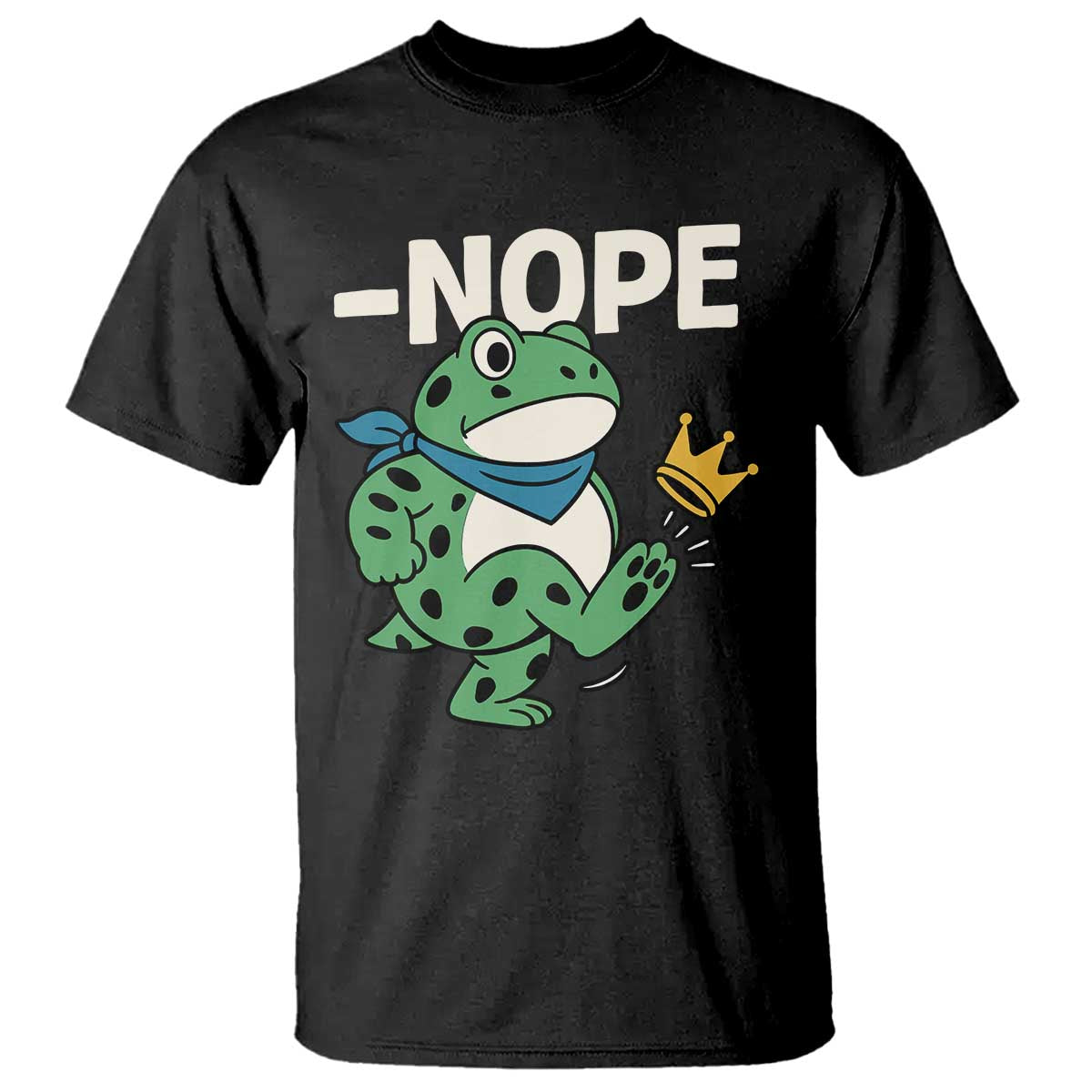 No Kings in America Portland Frog T Shirt Funny Political Meme - Wonder Print Shop