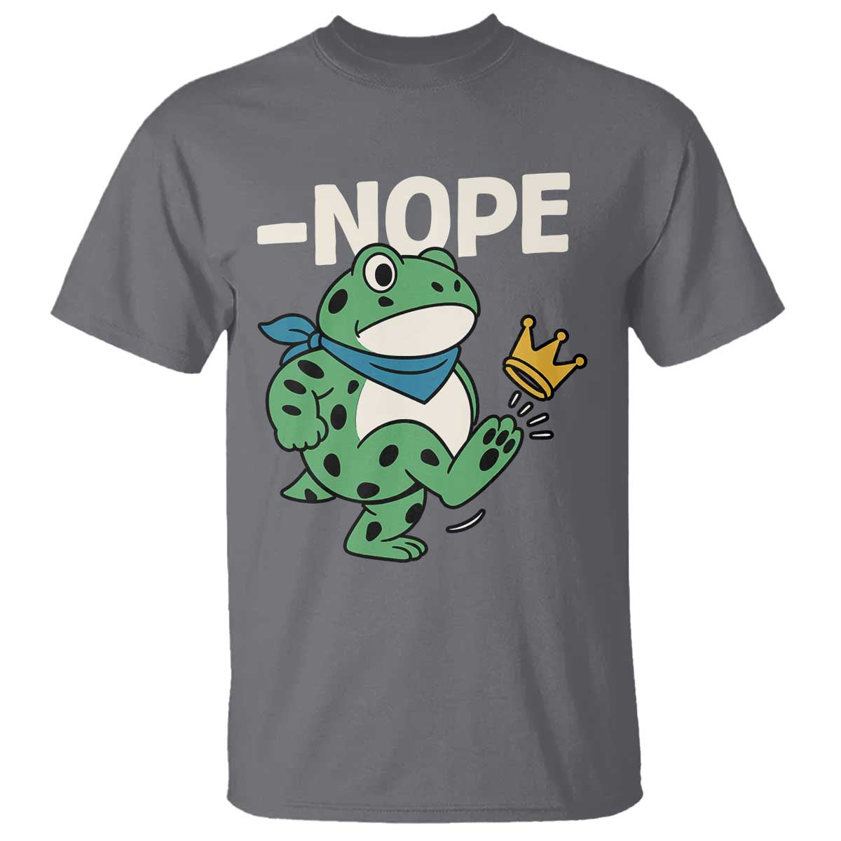 No Kings in America Portland Frog T Shirt Funny Political Meme - Wonder Print Shop