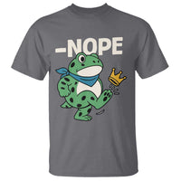No Kings in America Portland Frog T Shirt Funny Political Meme - Wonder Print Shop