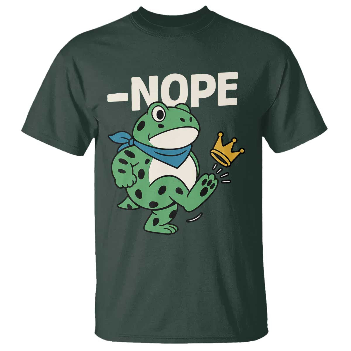No Kings in America Portland Frog T Shirt Funny Political Meme - Wonder Print Shop