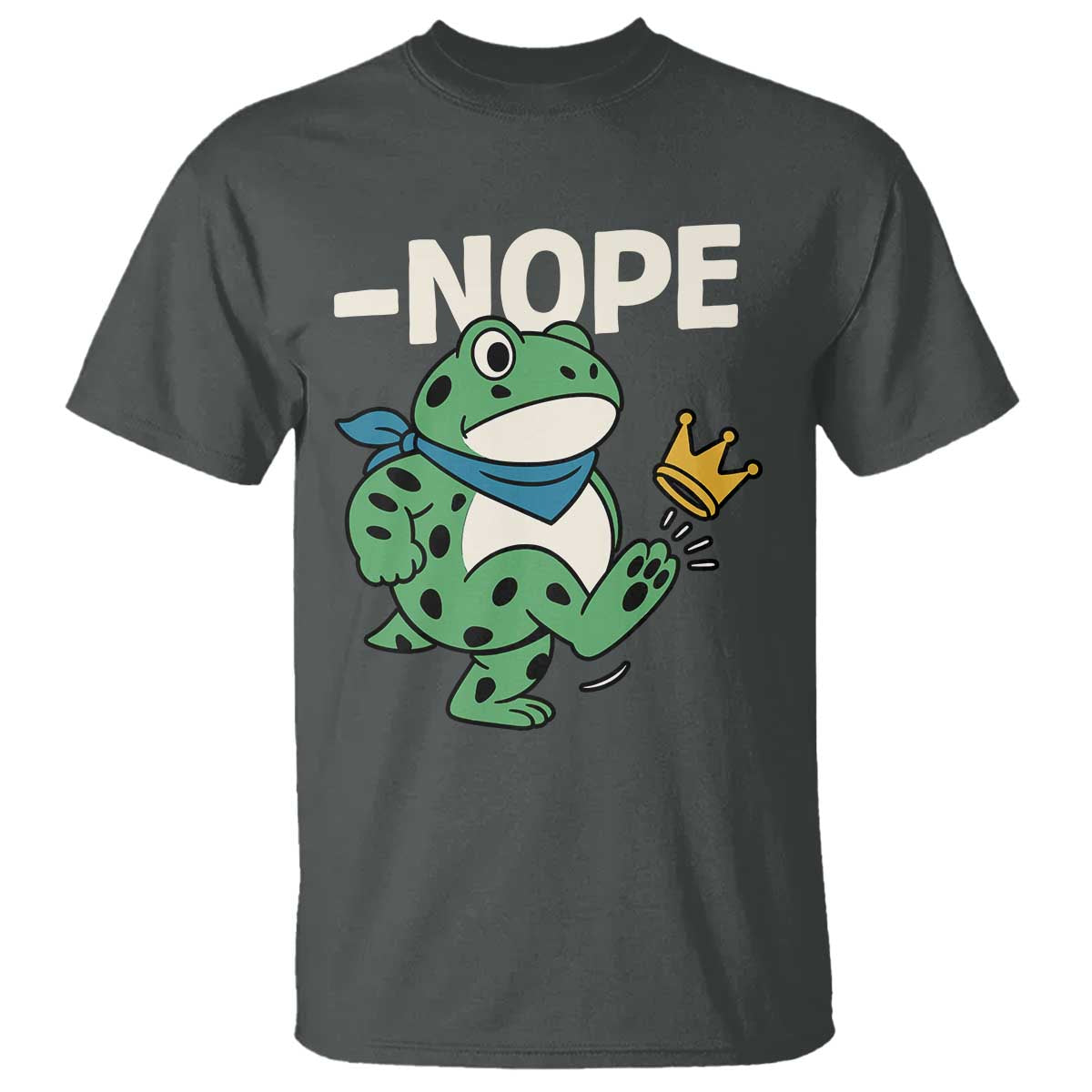 No Kings in America Portland Frog T Shirt Funny Political Meme - Wonder Print Shop