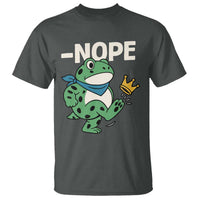 No Kings in America Portland Frog T Shirt Funny Political Meme - Wonder Print Shop