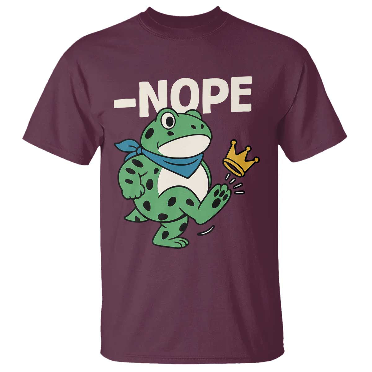 No Kings in America Portland Frog T Shirt Funny Political Meme - Wonder Print Shop
