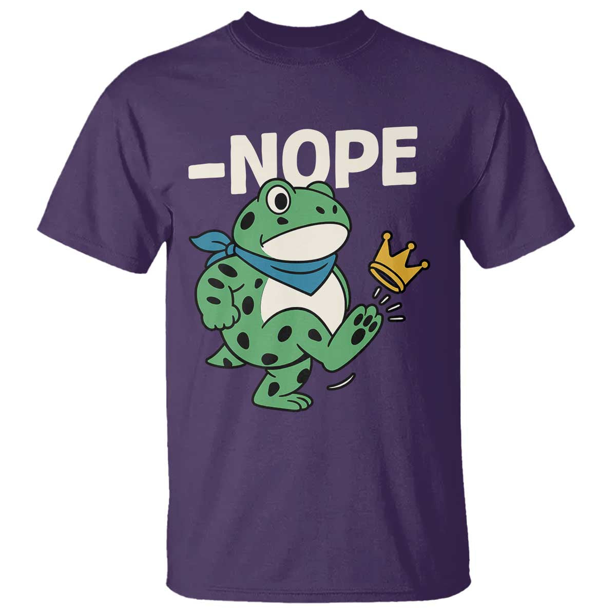 No Kings in America Portland Frog T Shirt Funny Political Meme - Wonder Print Shop