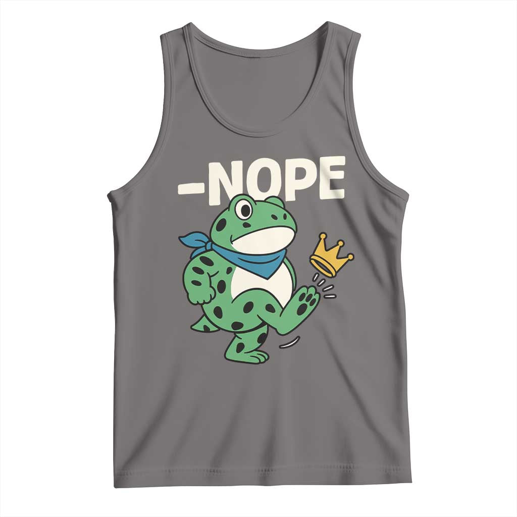 No Kings in America Portland Frog Tank Top Funny Political Meme - Wonder Print Shop