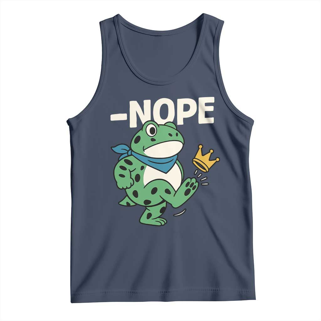No Kings in America Portland Frog Tank Top Funny Political Meme - Wonder Print Shop
