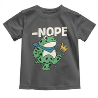 No Kings in America Portland Frog Toddler T Shirt Funny Political Meme - Wonder Print Shop