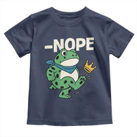 No Kings in America Portland Frog Toddler T Shirt Funny Political Meme - Wonder Print Shop