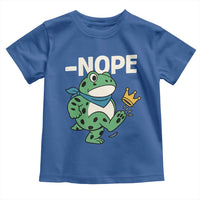 No Kings in America Portland Frog Toddler T Shirt Funny Political Meme - Wonder Print Shop