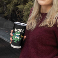 No Kings in America Portland Frog Tumbler Cup Funny Political Meme - Wonder Print Shop