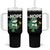 No Kings in America Portland Frog Tumbler With Handle Funny Political Meme - Wonder Print Shop