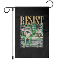 Portland Frog Resist Protest Garden Flag 80s Frogs Deportation Resistance - Wonder Print Shop