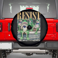 Portland Frog Resist Protest Spare Tire Cover 80s Frogs Deportation Resistance - Wonder Print Shop