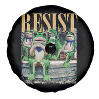 Portland Frog Resist Protest Spare Tire Cover 80s Frogs Deportation Resistance - Wonder Print Shop
