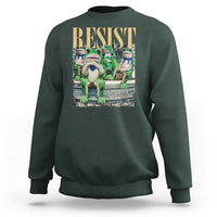 Portland Frog Resist Protest Sweatshirt 80s Frogs Deportation Resistance - Wonder Print Shop