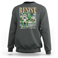 Portland Frog Resist Protest Sweatshirt 80s Frogs Deportation Resistance - Wonder Print Shop