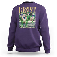 Portland Frog Resist Protest Sweatshirt 80s Frogs Deportation Resistance - Wonder Print Shop