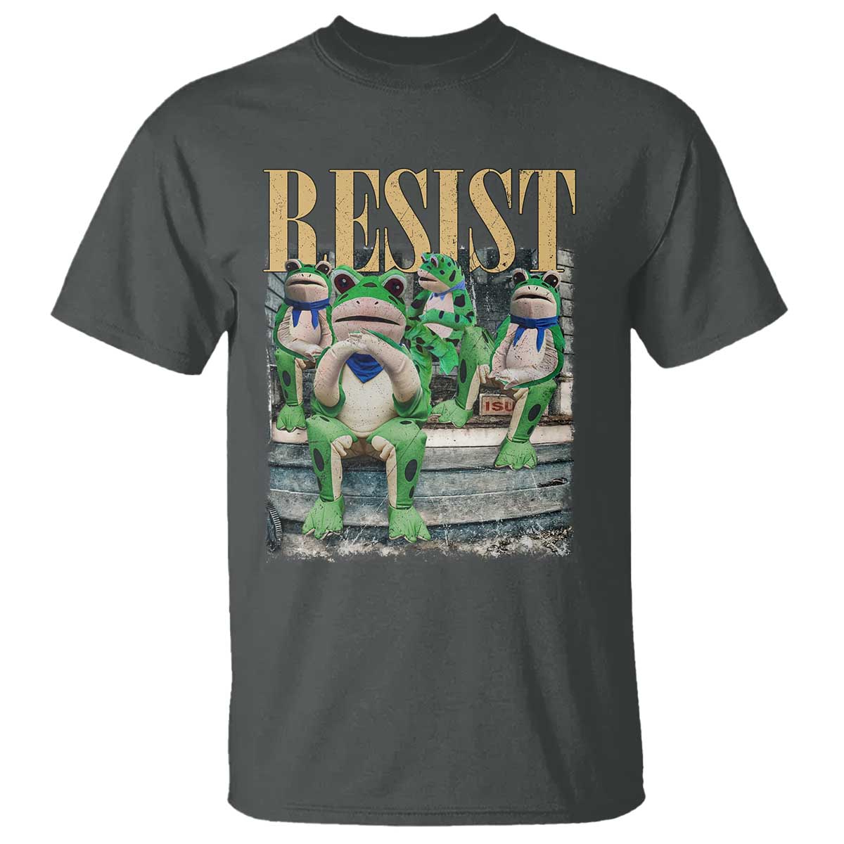 Portland Frog Resist Protest T Shirt 80s Frogs Deportation Resistance - Wonder Print Shop