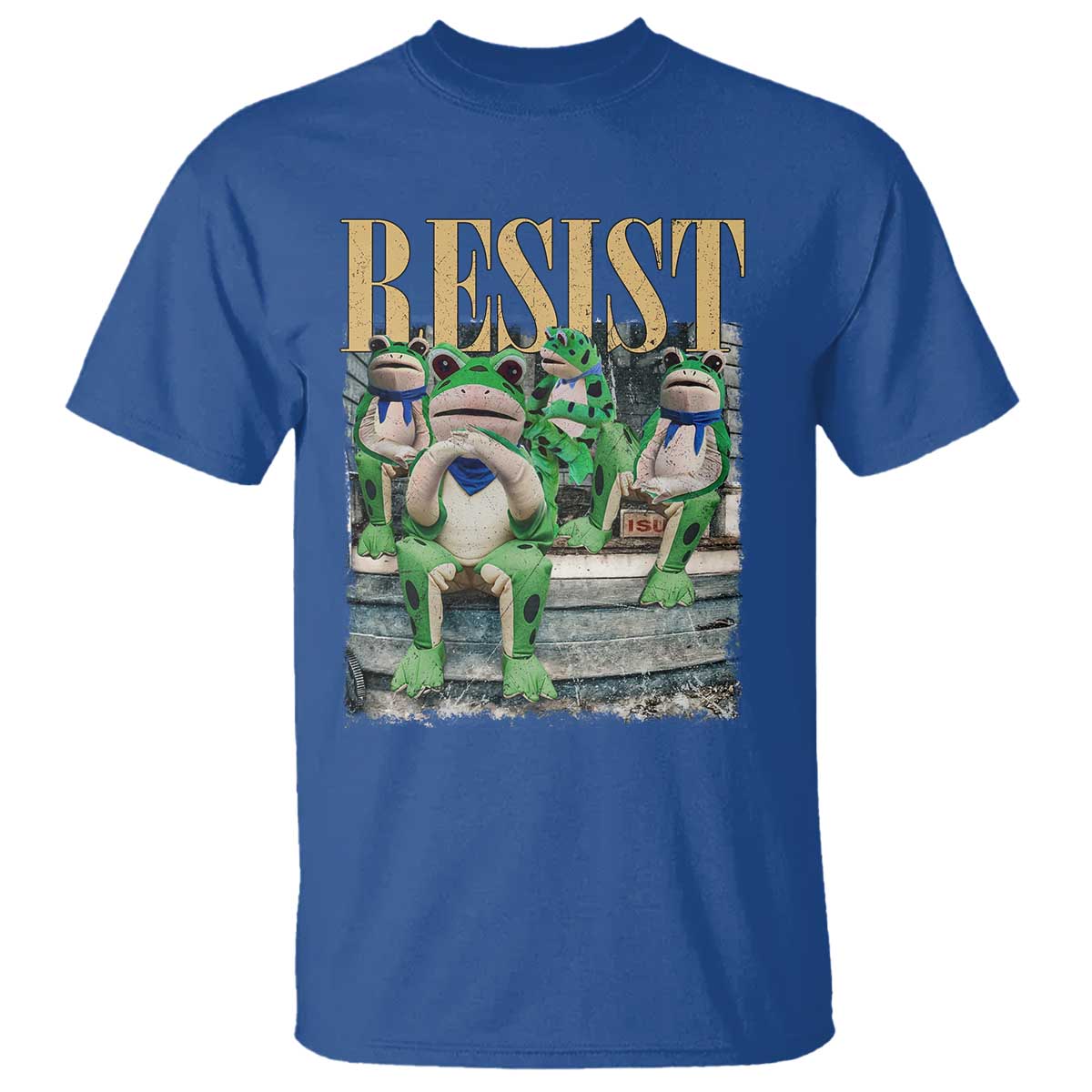 Portland Frog Resist Protest T Shirt 80s Frogs Deportation Resistance - Wonder Print Shop