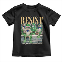 Portland Frog Resist Protest Toddler T Shirt 80s Frogs Deportation Resistance - Wonder Print Shop