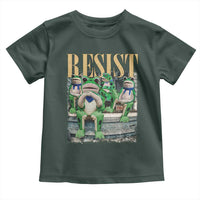 Portland Frog Resist Protest Toddler T Shirt 80s Frogs Deportation Resistance - Wonder Print Shop