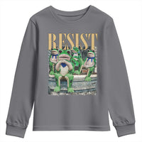 Portland Frog Resist Protest Youth Sweatshirt 80s Frogs Deportation Resistance - Wonder Print Shop