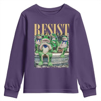 Portland Frog Resist Protest Youth Sweatshirt 80s Frogs Deportation Resistance - Wonder Print Shop