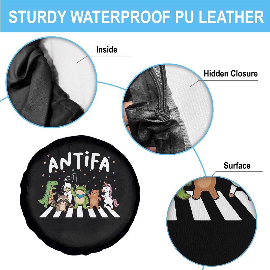 Resist Frog Protest Spare Tire Cover Antifa Inflatable Costume Portland Frog Political Satire - Wonder Print Shop