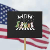 Resist Frog Protest Protest Sign Antifa Inflatable Costume Portland Frog Political Satire - Wonder Print Shop