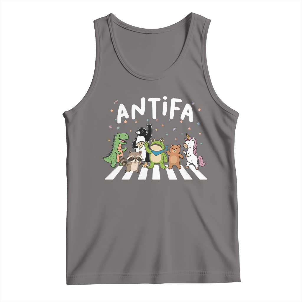 Resist Frog Protest Tank Top Antifa Inflatable Costume Portland Frog Political Satire - Wonder Print Shop