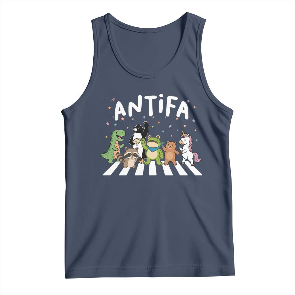 Resist Frog Protest Tank Top Antifa Inflatable Costume Portland Frog Political Satire - Wonder Print Shop
