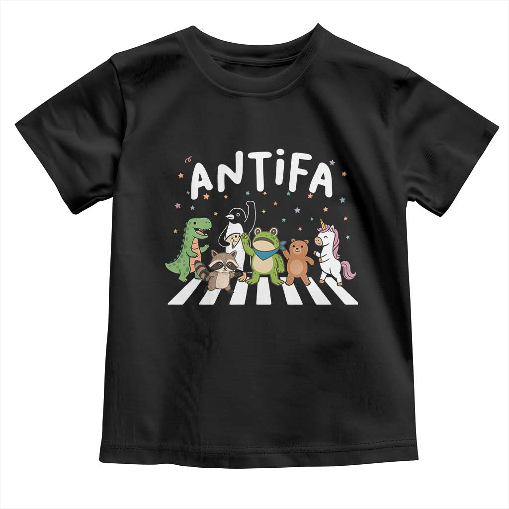 Resist Frog Protest Toddler T Shirt Antifa Inflatable Costume Portland Frog Political Satire - Wonder Print Shop