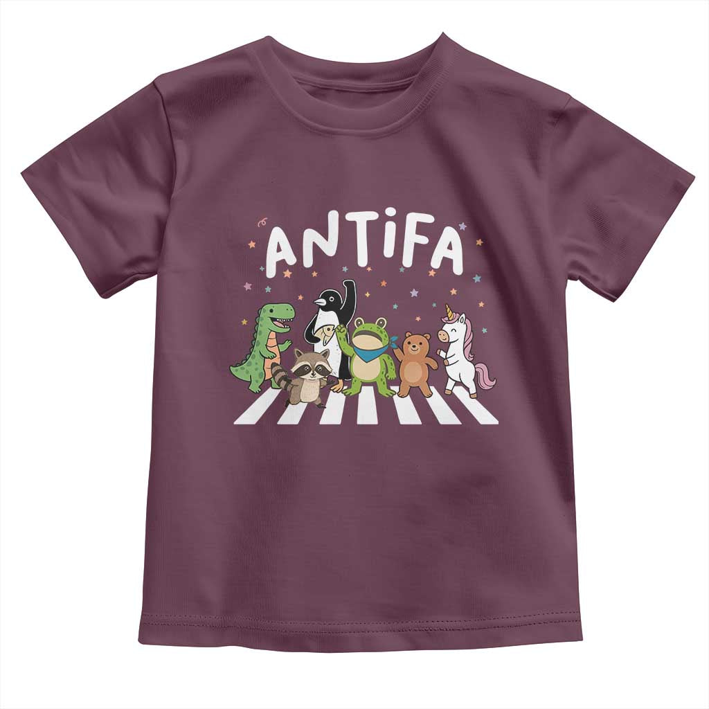 Resist Frog Protest Toddler T Shirt Antifa Inflatable Costume Portland Frog Political Satire - Wonder Print Shop