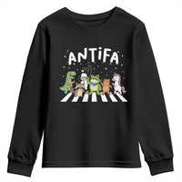 Resist Frog Protest Youth Sweatshirt Antifa Inflatable Costume Portland Frog Political Satire - Wonder Print Shop
