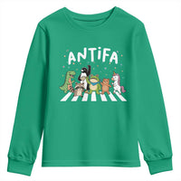 Resist Frog Protest Youth Sweatshirt Antifa Inflatable Costume Portland Frog Political Satire - Wonder Print Shop