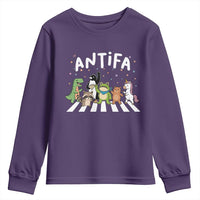 Resist Frog Protest Youth Sweatshirt Antifa Inflatable Costume Portland Frog Political Satire - Wonder Print Shop